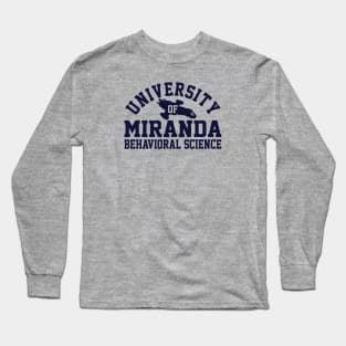 Unofficial University of Miranda Behavioral Science Long Sleeve T-Shirt